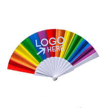 Rainbow Foldable Fans