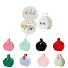 Semi Circle Portable Jewelry Case