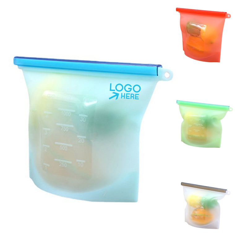 34 Oz Silicone Storage Bags For Food