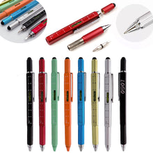 6-In-1 Multi-Function Metal Ballpoint Pen