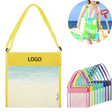 Adjustable Mesh Beach Bag Waterproof Pouch for Kids