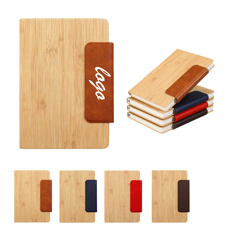 A5 Bamboo-Pattern Business Notebook