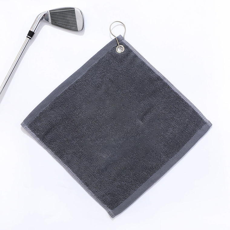 Pure Cotton Golf Towel With Hook