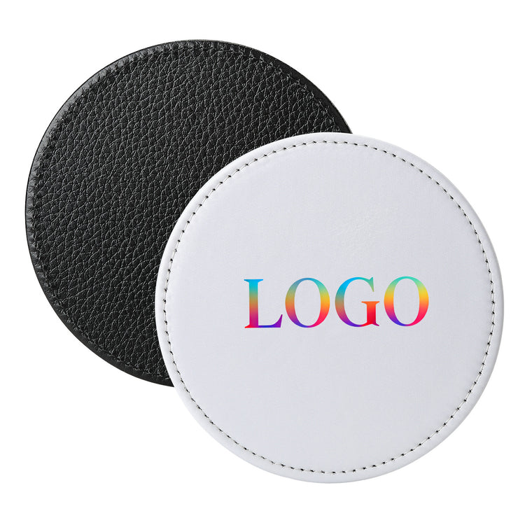 PU Leather Round Coaster