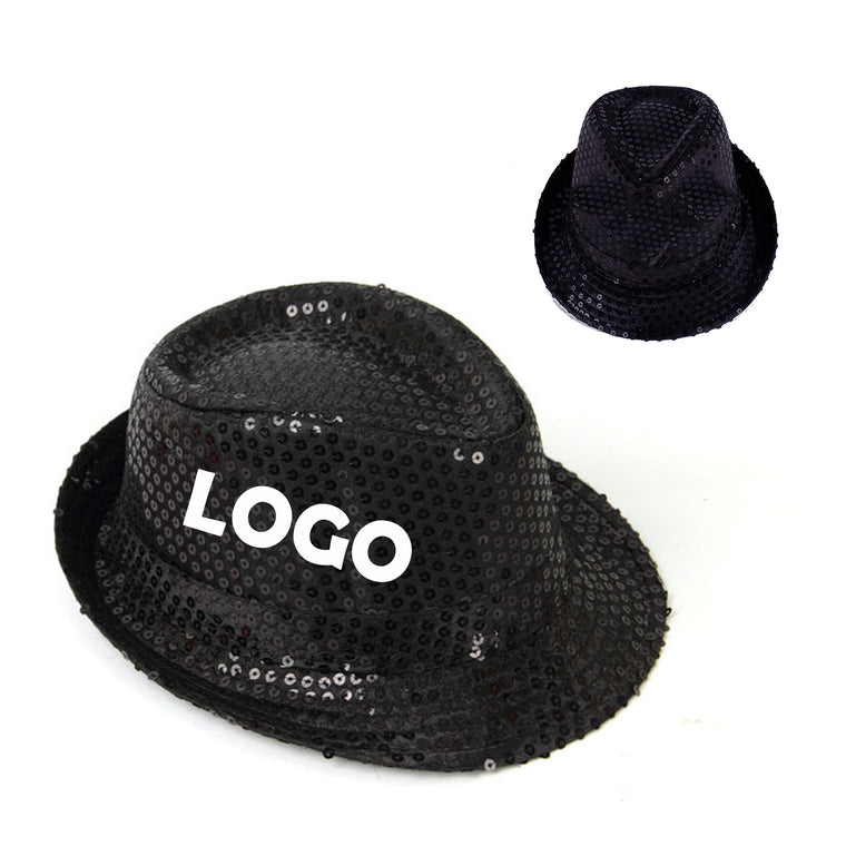 Bright Flashing Sequins Fedora Hat