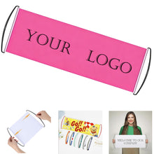 Custom Retractable PET Hand Banner For Events