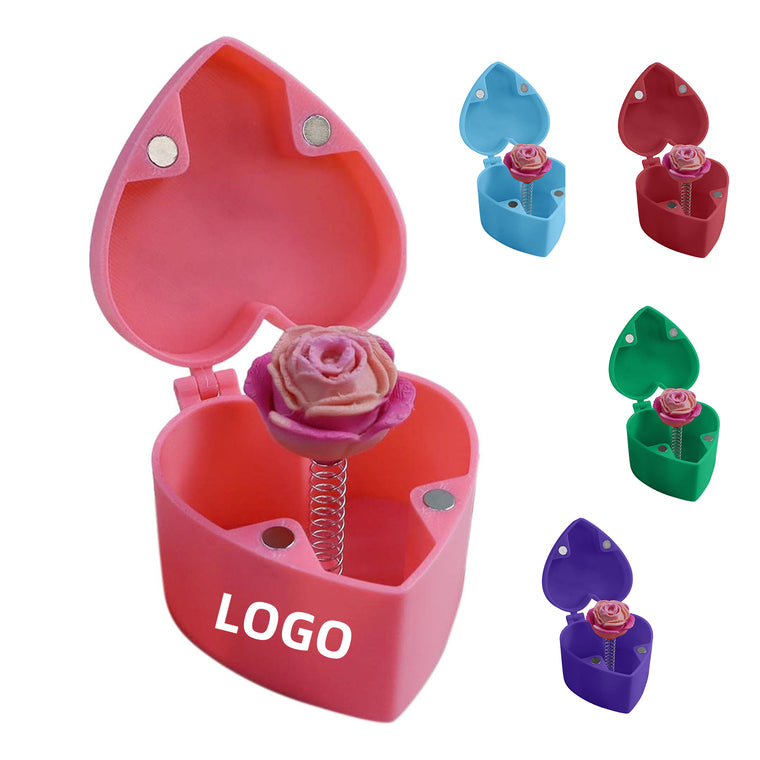Valentine's Day Gift Box with Springs and Roses