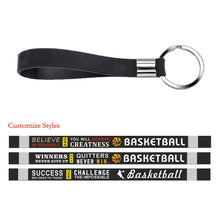 Silicone Wristlet Keychain