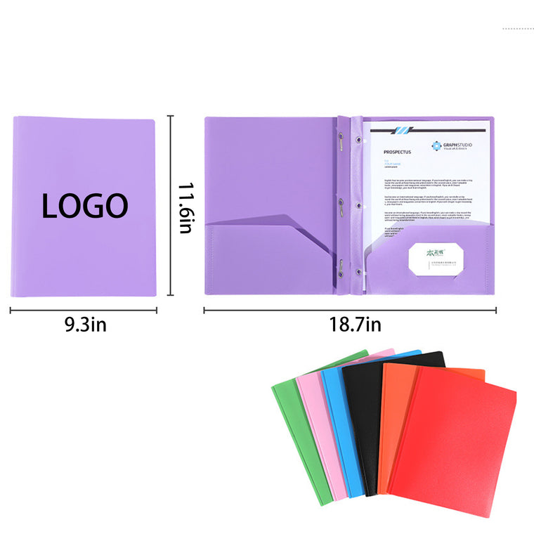 Plastic Folders with Pockets