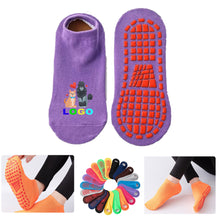 Full Color Indoor Non-slip Grip Socks