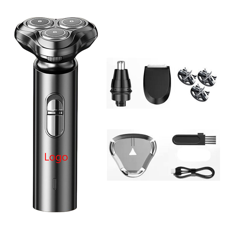 3-In-1 Men'S Multifunctional Type-C Rechargeable Shaver