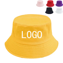 Solid Color Cotton Bucket Hat