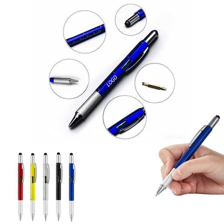 6-in-1 Level Ballpoint Pen