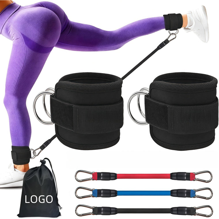 6 in 1 Ankle Resistance Band For Leg Booty Workout Equipment