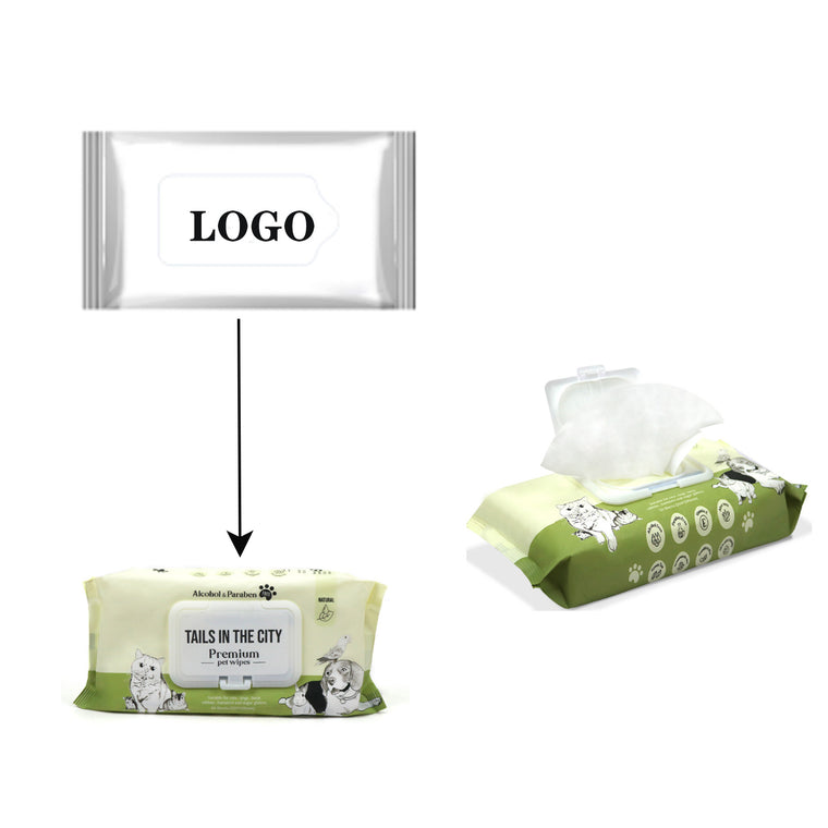 Custom Pet Wipes Alcohol-Free
