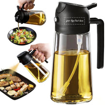 16oz Glass Olive Oil Sprayer 2 In 1 Dispenser