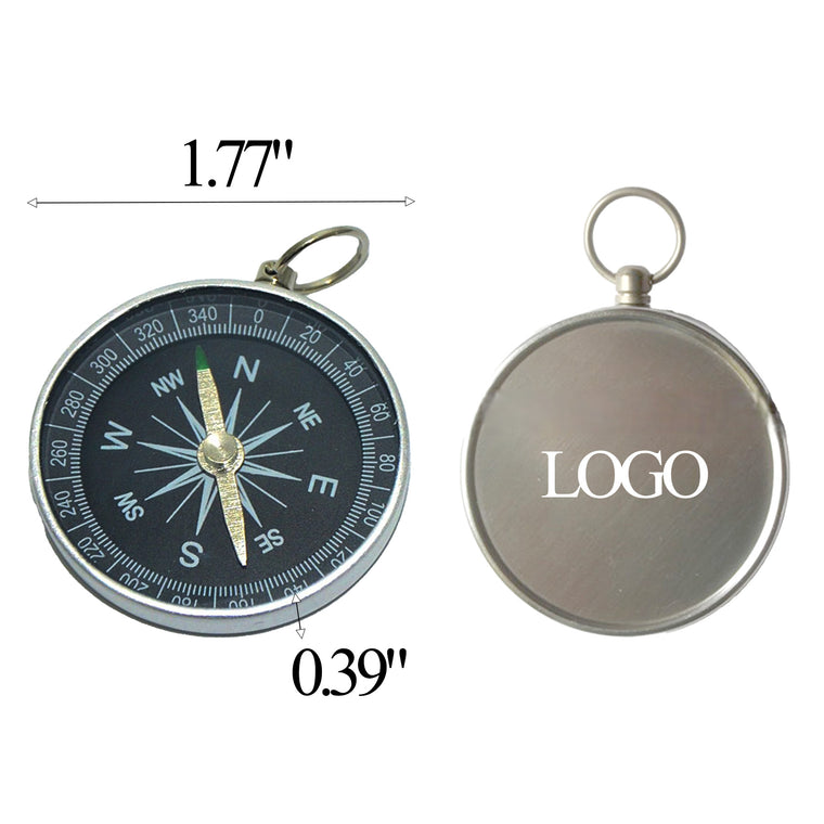 Portable Compass Keychain