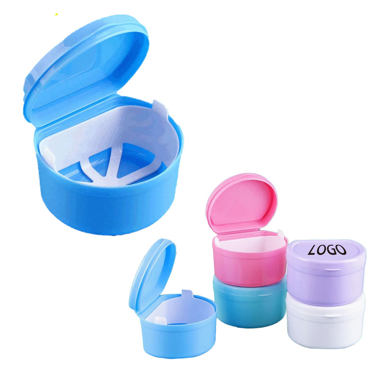 Portable Denture Brush Retainer Case