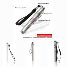 Mini Stainless Steel LED Flashlight Pen
