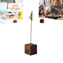 Black Walnut Cube Card Holder