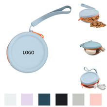 Multifunction Small Round Silicone Coin Purse With Zipper
