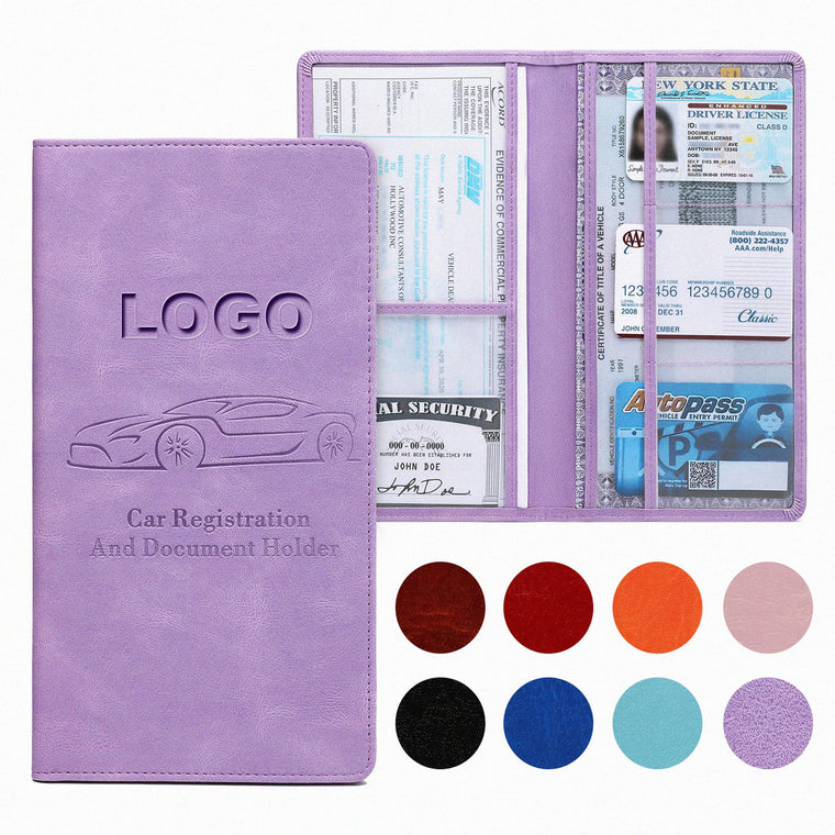 Car Registration And Insurance Card Holder Organizer