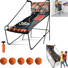 Folding Basketball Machine With 5 Rubber Balls