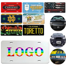 Custom Full Color Aluminum License Plate-6