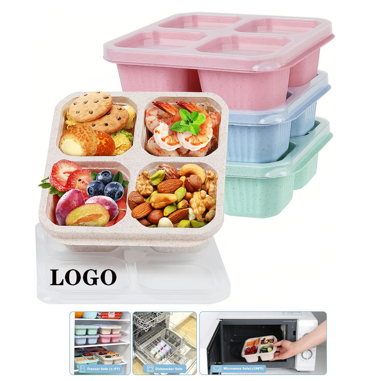 4 Compartments Snackle Box Container