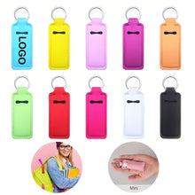 Neoprene Lip Balm Sleeve Pouch/Chapstick Holder With Clip