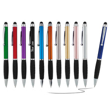 2 In1 Metal Twist Action Stylus Ballpoint Pen