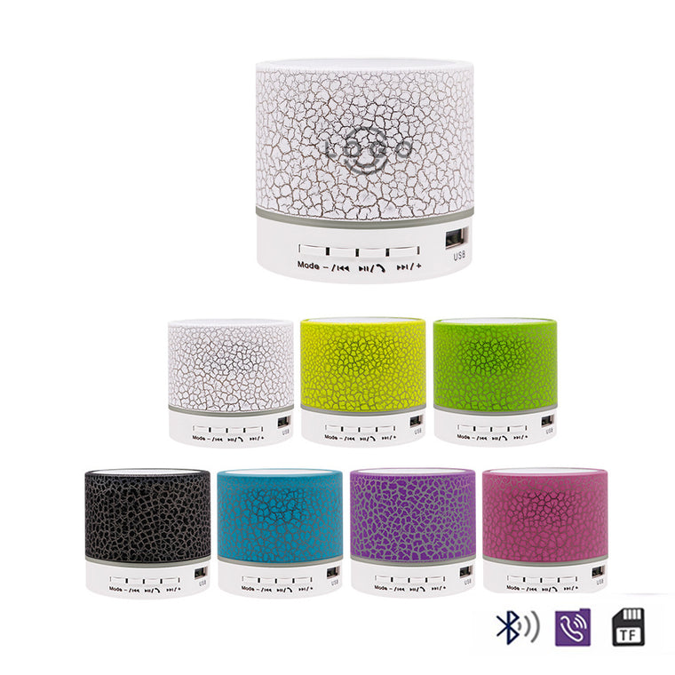 LED Cracked Mini Bluetooth Speaker