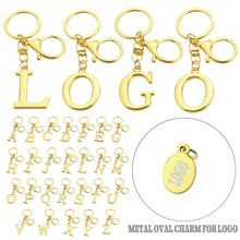 Custom Metal Initial Letter Keychain Better Quality