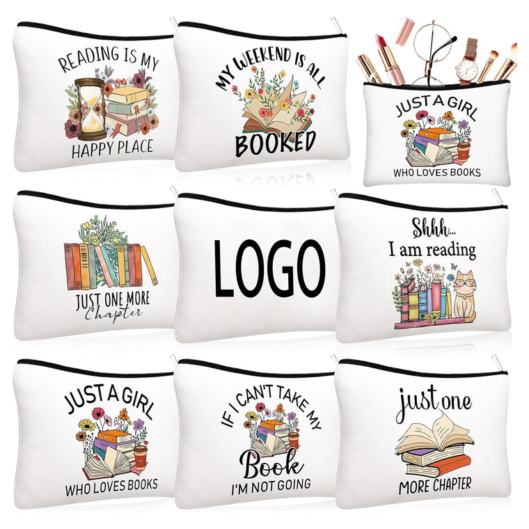 Full Color Canvas Multi Purpose Organizer Zipper Pouch