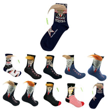 Trump Socks with Hair and Comb