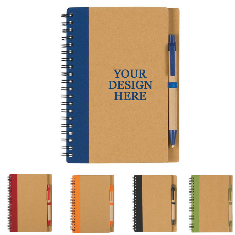 Eco Spiral Notebook and Pen
