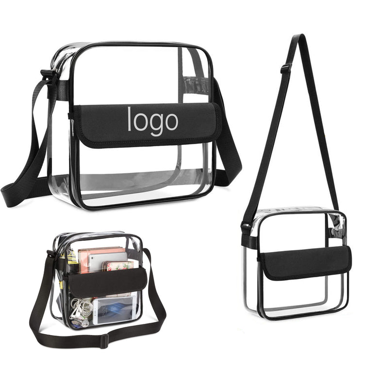 Clear PVC Cross Body Bag