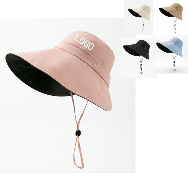 Sun Protection Wide Brim Windproof Cap