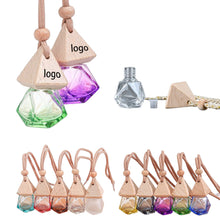 Car Hanging Air Freshener Diffuser Diamond Empty Bottle