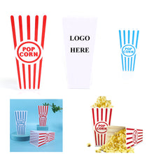 7 ½″ H Plastic Full-Color Printing Popcorn Buckets
