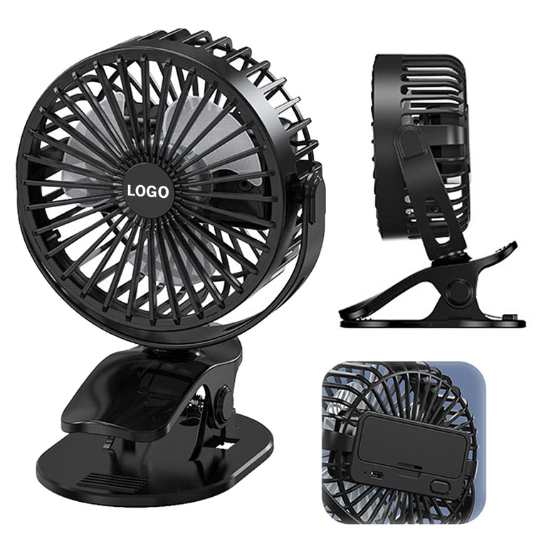 360-Degree Rotate Portable Clip On Quiet Fan