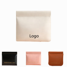 Auto-Close Mini PU Storage Pouch