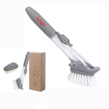 Multi-Use Kitchen Scrub Brush With Liquid Dispenser