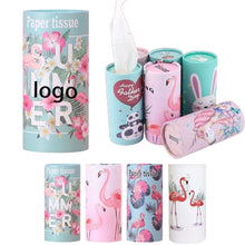 Car Tissues Cylinder Holder Canister Box