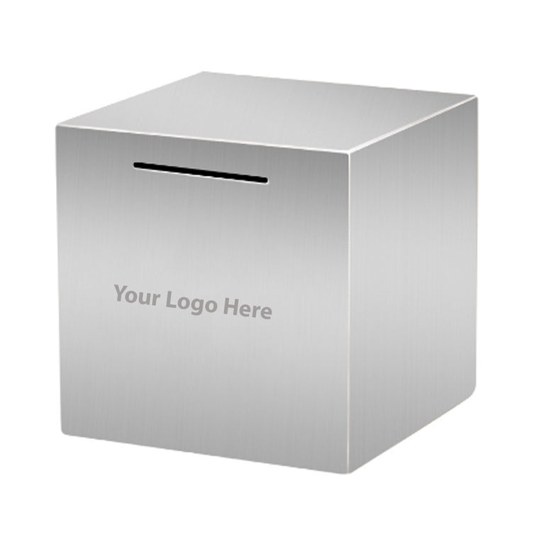 4.7 Inch Stainless Steel Savings Bank