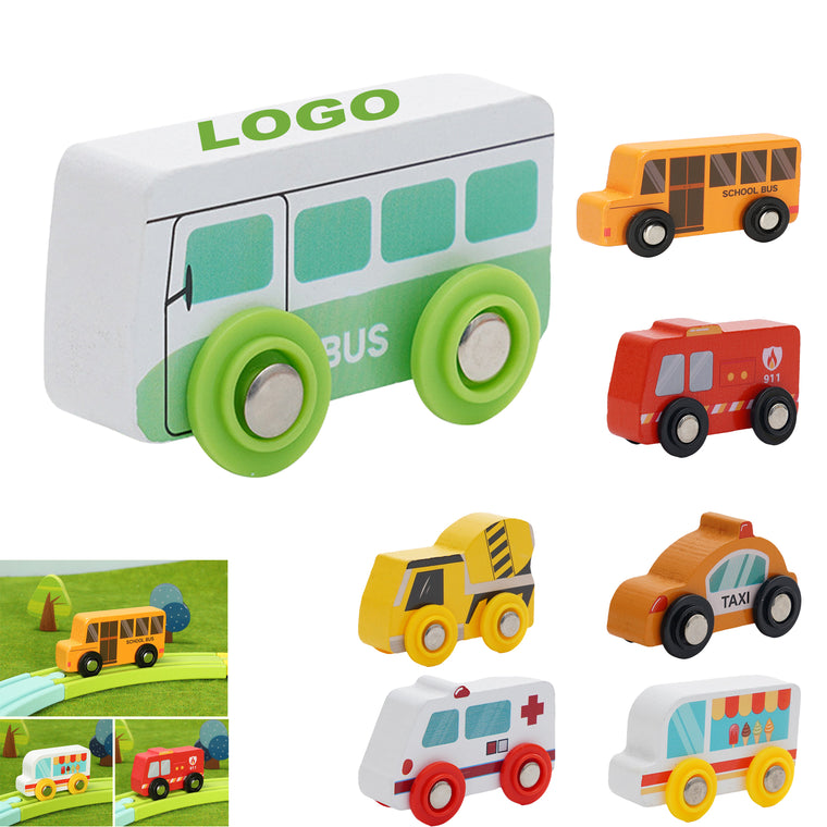 Wooden Train Track Accessories Toy Cars