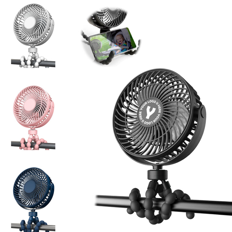 Stroller Fan with Flexible Tripod Clip on for Baby