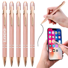 Rose Gold Metal Stylus Ballpoint Pen
