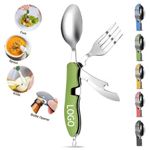 4-in-1 Portable Stainless Steel Cutlery