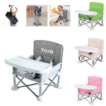 Foldable Toddler Booster Chair With Shoulder Strap